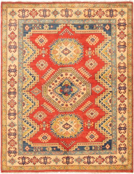 Afghan Finest Ghazni 4'11" x 6'5" Hand-knotted Wool Rug 