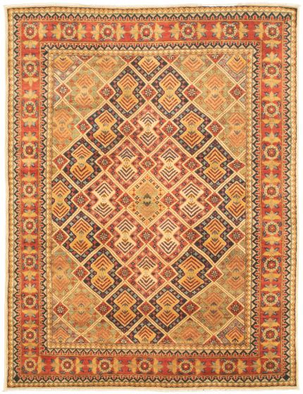 Afghan Finest Ghazni 4'9" x 6'5" Hand-knotted Wool Rug 
