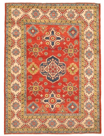 Afghan Finest Ghazni 5'1" x 6'10" Hand-knotted Wool Rug 