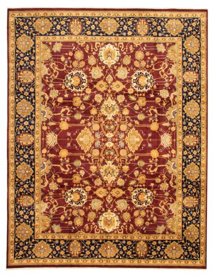 Pakistani Pako Persian 18 Of 20 9'2" x 12'4" Hand-knotted Wool Rug 