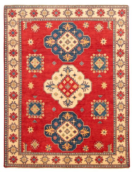 Afghan Finest Ghazni 8'11" x 11'8" Hand-knotted Wool Rug 
