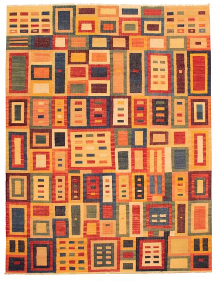 Turkish Sundance 10'3" x 13'10" Flat-Weave Wool Kilim 