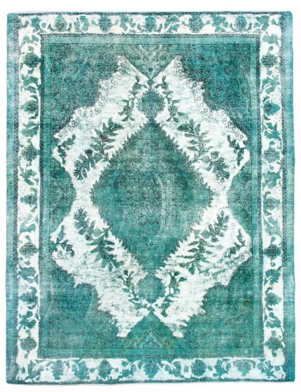 Tapis surteint coloré 9'10" x 12'10" en laine