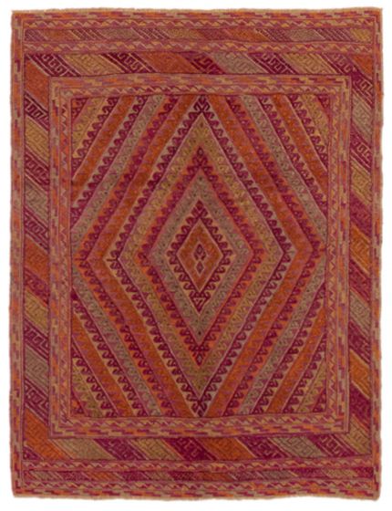 Afghan Tajik Caucasian 4'9" x 6'3" Hand-knotted Wool Rug 
