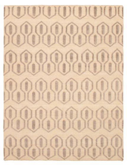 Pakistani Finest Peshawar Ziegler 8'0" x 10'3" Hand-knotted Wool Rug 