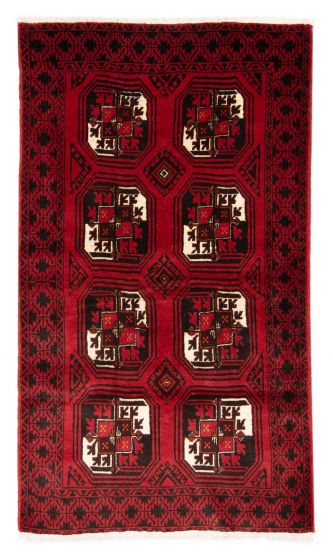 Afghan Royal Baluch 3'3" x 5'9" Hand-knotted Wool Rug 
