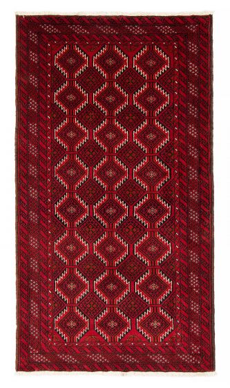 Afghan Royal Baluch 3'6" x 6'3" Hand-knotted Wool Rug 