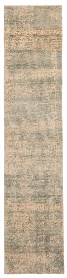 Tapis legacy 2'6" x 12'1" en laine & soie artificielle