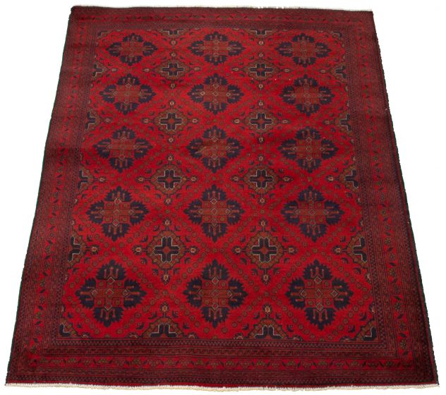 Afghan Finest Khal Mohammadi 4'11" x 6'8" Hand-knotted Wool Rug 
