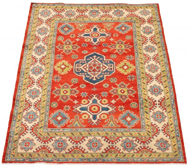 Afghan Finest Ghazni 5'1" x 6'10" Hand-knotted Wool Rug 