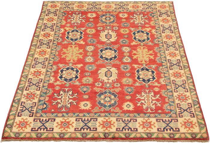 Afghan Finest Ghazni 4'10" x 6'9" Hand-knotted Wool Rug 