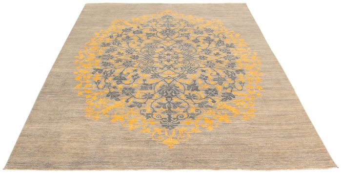 Pakistani Lahore Finest Collection 9'0" x 11'7" Hand-knotted Wool Rug 