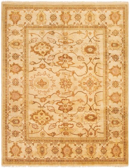 Pakistani Peshawar Oushak 8'1" x 10'3" Hand-knotted Wool Rug 