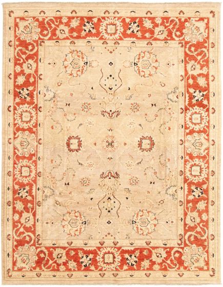 Afghan Chobi Finest 8'1" x 9'10" Hand-knotted Wool Rug 
