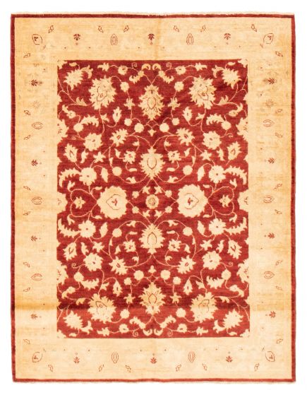Afghan Chobi Finest 5'0" x 6'6" Hand-knotted Wool Rug 