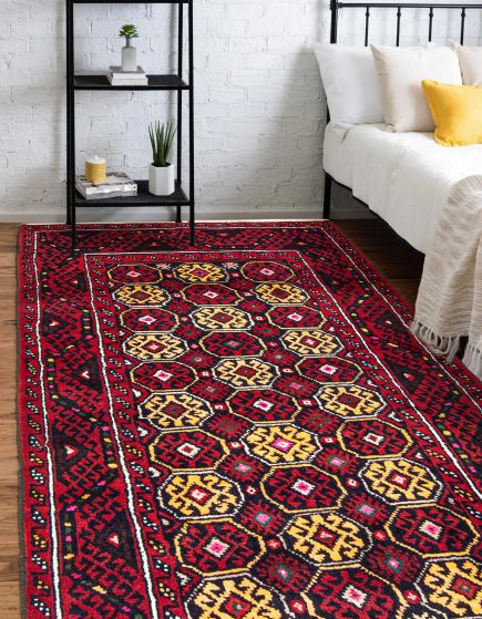 Afghan Royal Baluch 2'11" x 5'9" Hand-knotted Wool Rug 
