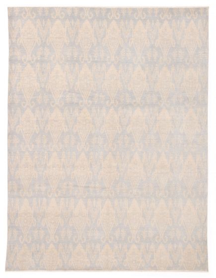 Indian Finest Oushak 8'2" x 10'4" Hand-knotted Wool Rug 