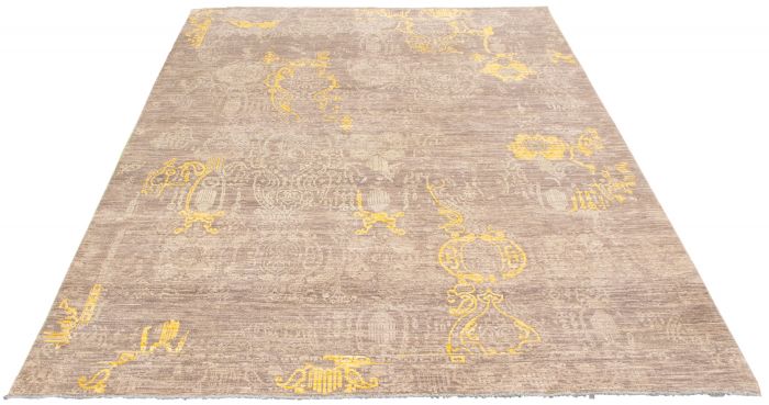 Pakistani Lahore Finest Collection 9'1" x 12'0" Hand-knotted Wool Rug 