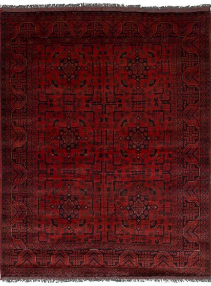 Afghan Finest Khal Mohammadi 4'11" x 6'6" Hand-knotted Wool Rug 