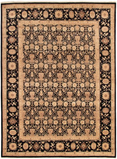 Pakistani Peshawar Oushak 9'0" x 12'0" Hand-knotted Wool Rug 