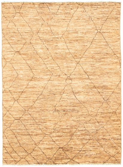 Pakistani Marrakech 6'1" x 8'6" Hand-knotted Wool Rug 