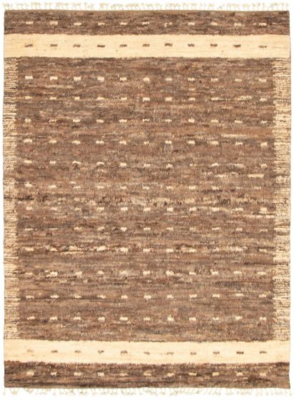Pakistani Marrakech 6'11" x 9'2" Hand-knotted Wool Rug 