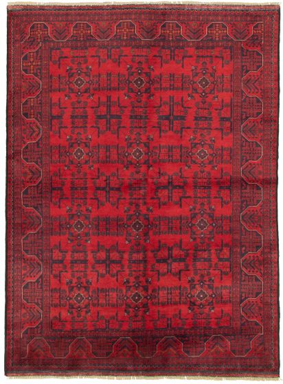 Afghan Finest Khal Mohammadi 5'6" x 7'4" Hand-knotted Wool Rug 
