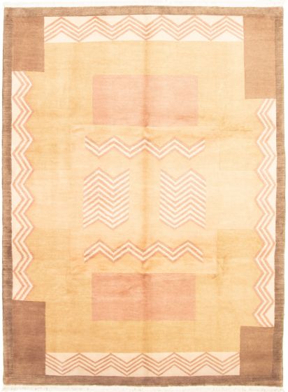 Nepal Opulence 8'0" x 11'2" Hand-knotted Wool Rug 