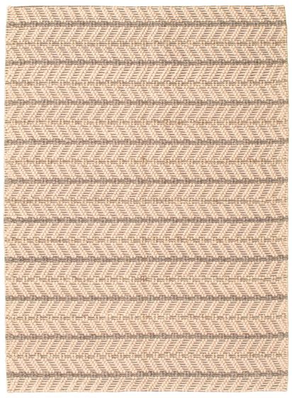 Tapis sienna 5'3" x 7'4" en laine torsadée