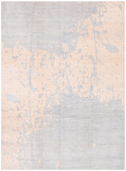 Indian Mystique 9'0" x 12'3" Hand-knotted Wool Rug 