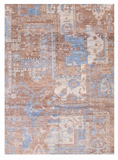 Indian Mystique 9'2" x 12'2" Hand-knotted Wool Rug 