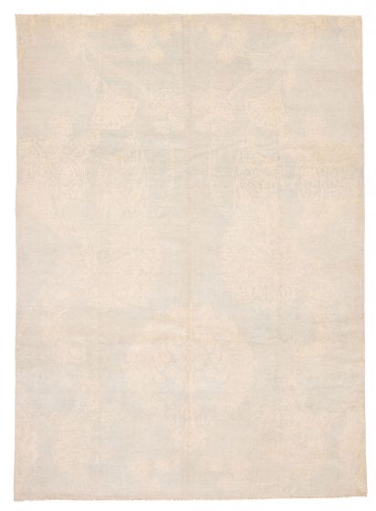 Indian Finest Oushak 8'9" x 12'2" Hand-knotted Wool Rug 