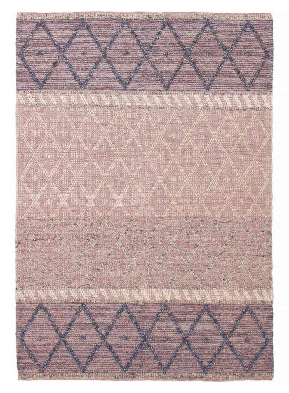 Indian Sienna 6'1" x 8'10" Braid weave Wool Rug 