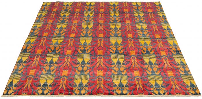Indian Shalimar 8'10" x 12'0" Hand-knotted Wool Rug 