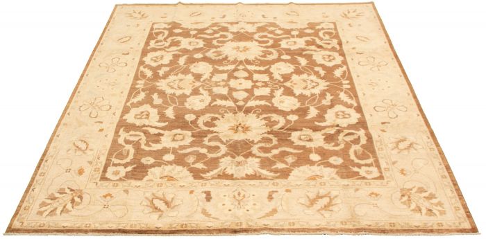 Afghan Chobi Finest 8'2" x 9'9" Hand-knotted Wool Rug 