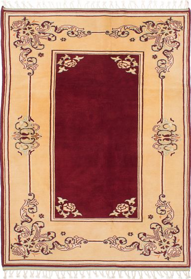 Turkish Melis Vintage 5'5" x 7'3" Hand-knotted Wool Rug 