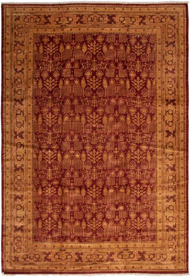 Pakistani Peshawar Oushak 11'10" x 17'1" Hand-knotted Wool Rug 