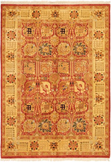 Pakistani Pako Persian 18 Of 20 6'0" x 8'6" Hand-knotted Wool Rug 