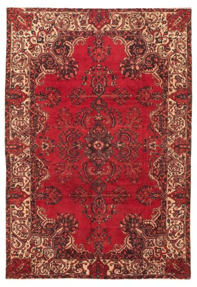 Persian Style 6'8" x 9'10" Hand-knotted Wool Rug 