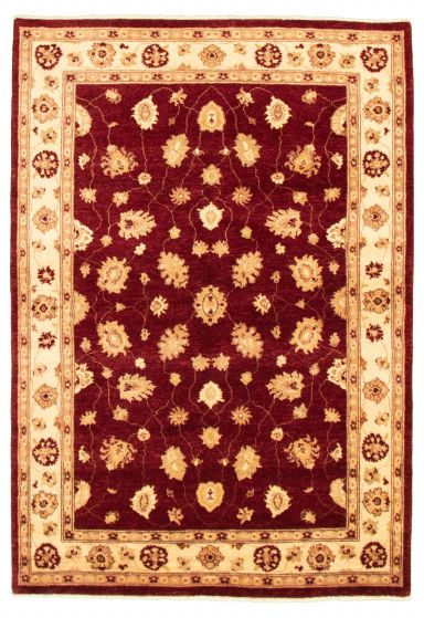 Afghan Chobi Finest 4'9" x 6'9" Hand-knotted Wool Rug 