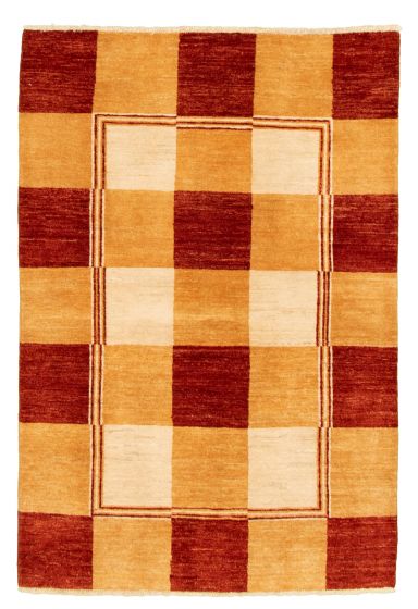 Pakistani Peshawar Ziegler 4'0" x 6'0" Hand-knotted Wool Rug 