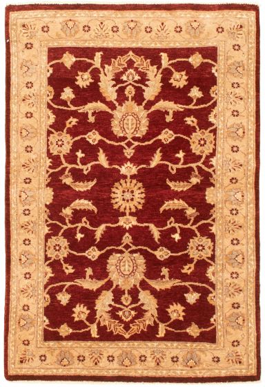 Afghan Chobi Finest 4'2" x 6'4" Hand-knotted Wool Rug 