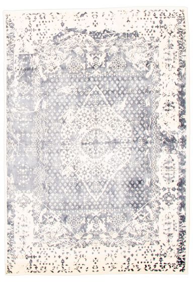 Indian Galleria 5'3" x 7'5" Hand Loomed Viscose Rug 