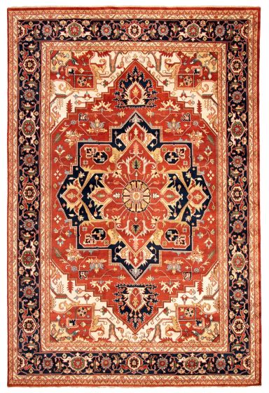 Indian Serapi Heritage 11'11" x 17'8" Hand-knotted Wool Rug 