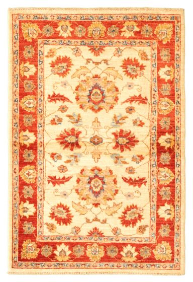 Afghan Chobi Finest 2'11" x 4'5" Hand-knotted Wool Rug 