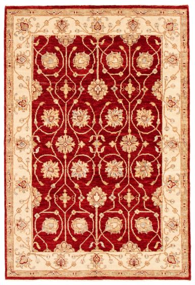 Indian Royal Oushak 5'7" x 8'3" Hand-knotted Wool Rug 
