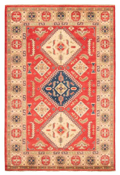 Afghan Finest Ghazni 6'7" x 9'8" Hand-knotted Wool Rug 