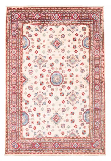 Afghan Finest Ghazni 6'7" x 9'6" Hand-knotted Wool Rug 