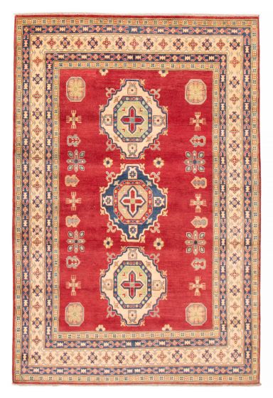 Afghan Finest Ghazni 6'7" x 9'6" Hand-knotted Wool Rug 