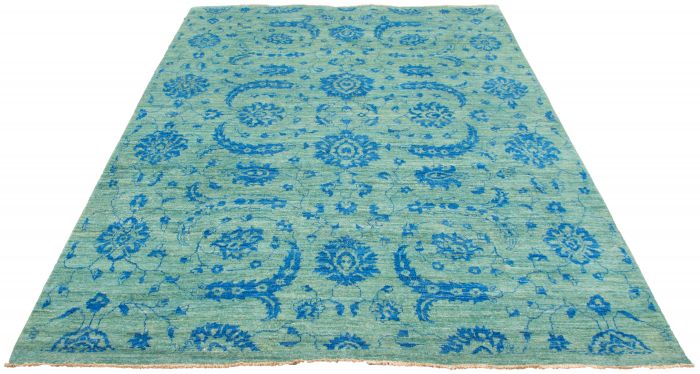 Pakistani Peshawar Ziegler 9'1" x 12'6" Hand-knotted Wool Rug 